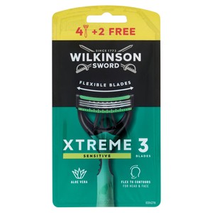 Rasoio Xtreme 3 Usa & Getta Sensitive Wilkinson - Foto 1