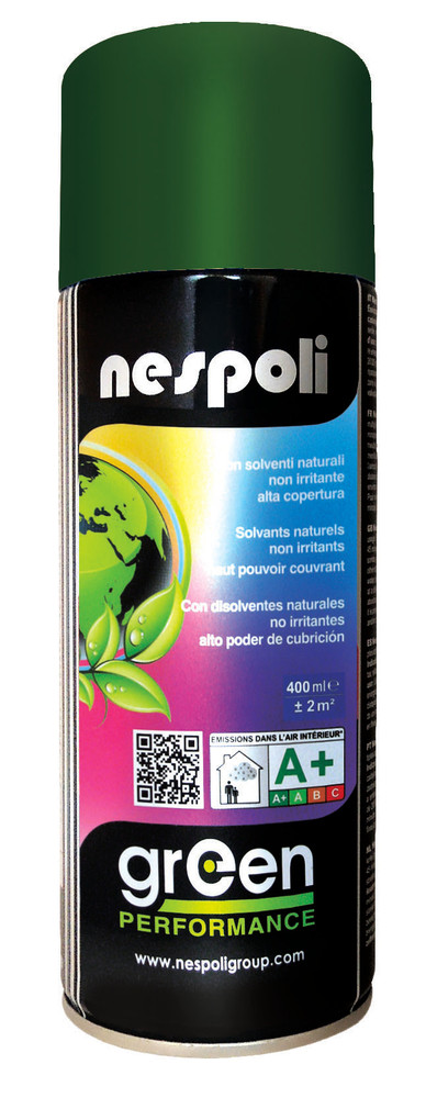 Spray Acrilico Con Solventi Naturali Verde Muschio Nespoli Ml.400