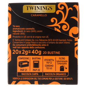 Te' Nero Aromatizzato Caramelle Twinings, Conf.20 Filtri - Foto 2