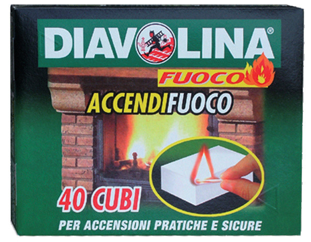 Accendifuoco Diavolina 40 Cubetti - Foto 1