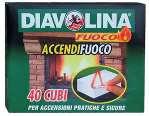 Accendifuoco Diavolina 40 Cubetti - Foto 1