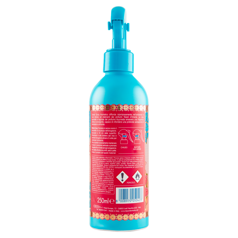 Deodorante Ambienti E Tessuti Spray Ayurveda Tesori D'oriente - Foto 3