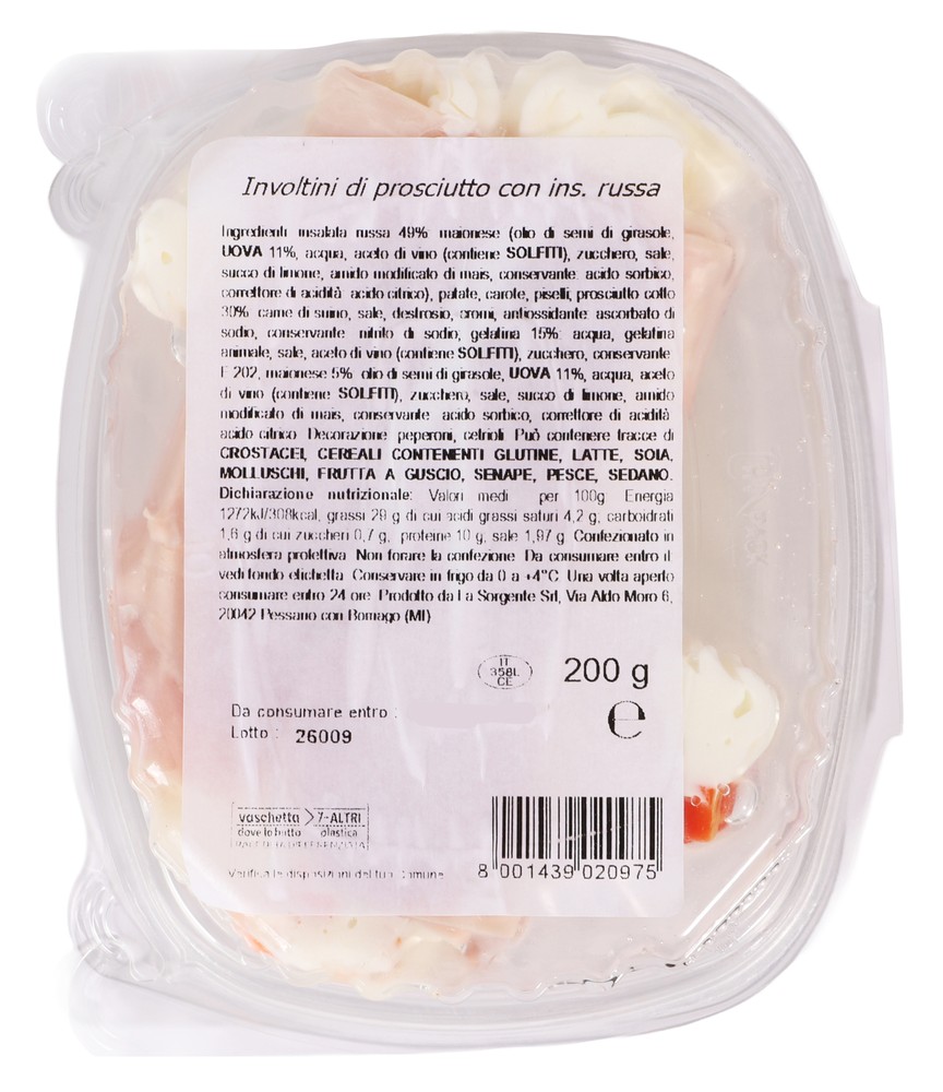 Involtini Di Prosciutto Con Insalata Russa La Sorgente - Foto 2