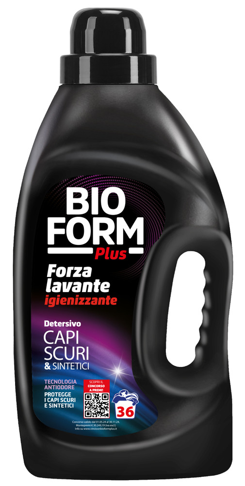 Detersivo Liquido Lavatrice Igienizzante Per Capi Neri E Scuri Bioform - Foto 1