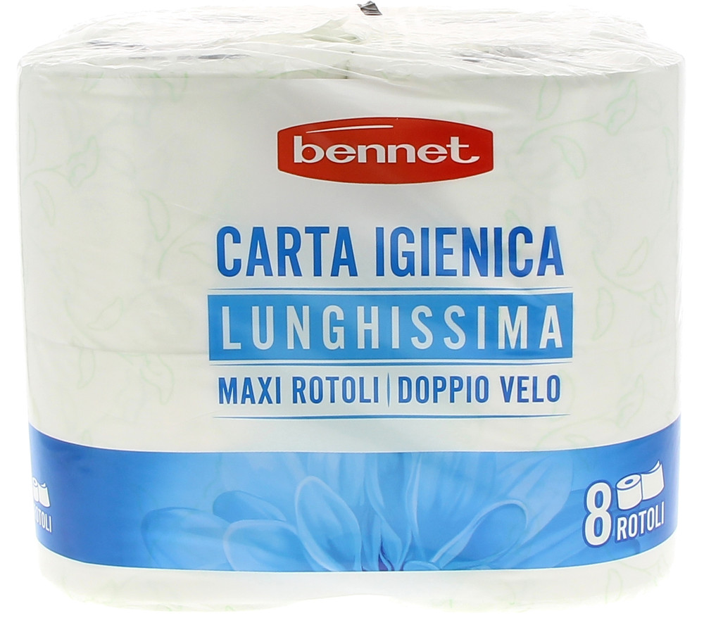 Carta Igienica Maxirotolo Bennet 8 Rotoli