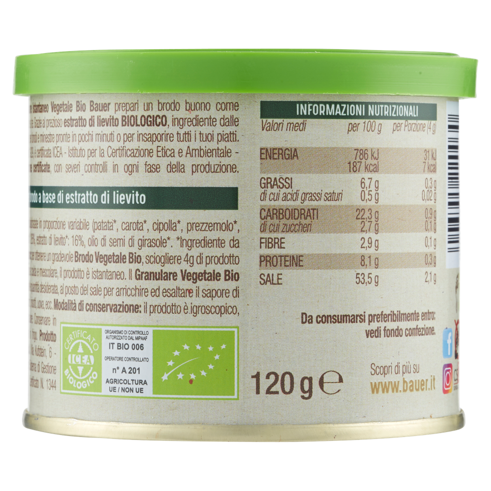 Brodo Vegetale Granulare Bio Bauer - Foto 3