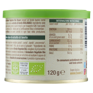 Brodo Vegetale Granulare Bio Bauer - Foto 3