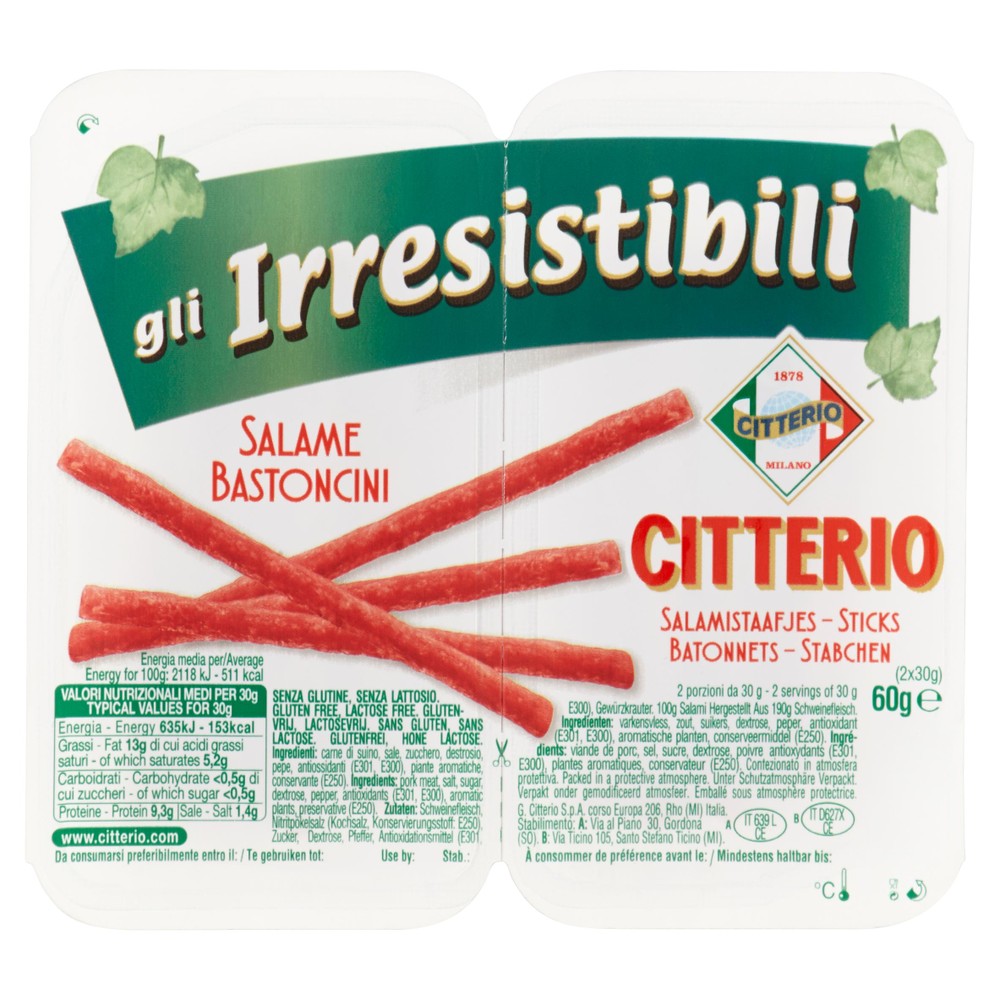 Bastoncini Di Salame Citterio - Foto 1
