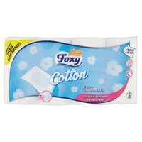 Carta Igienica 5 Veli Cotton Foxy , conf . Da 8 Rotoli Carta Igienica 5 Veli Cotton Foxy , conf . Da 8 Rotoli