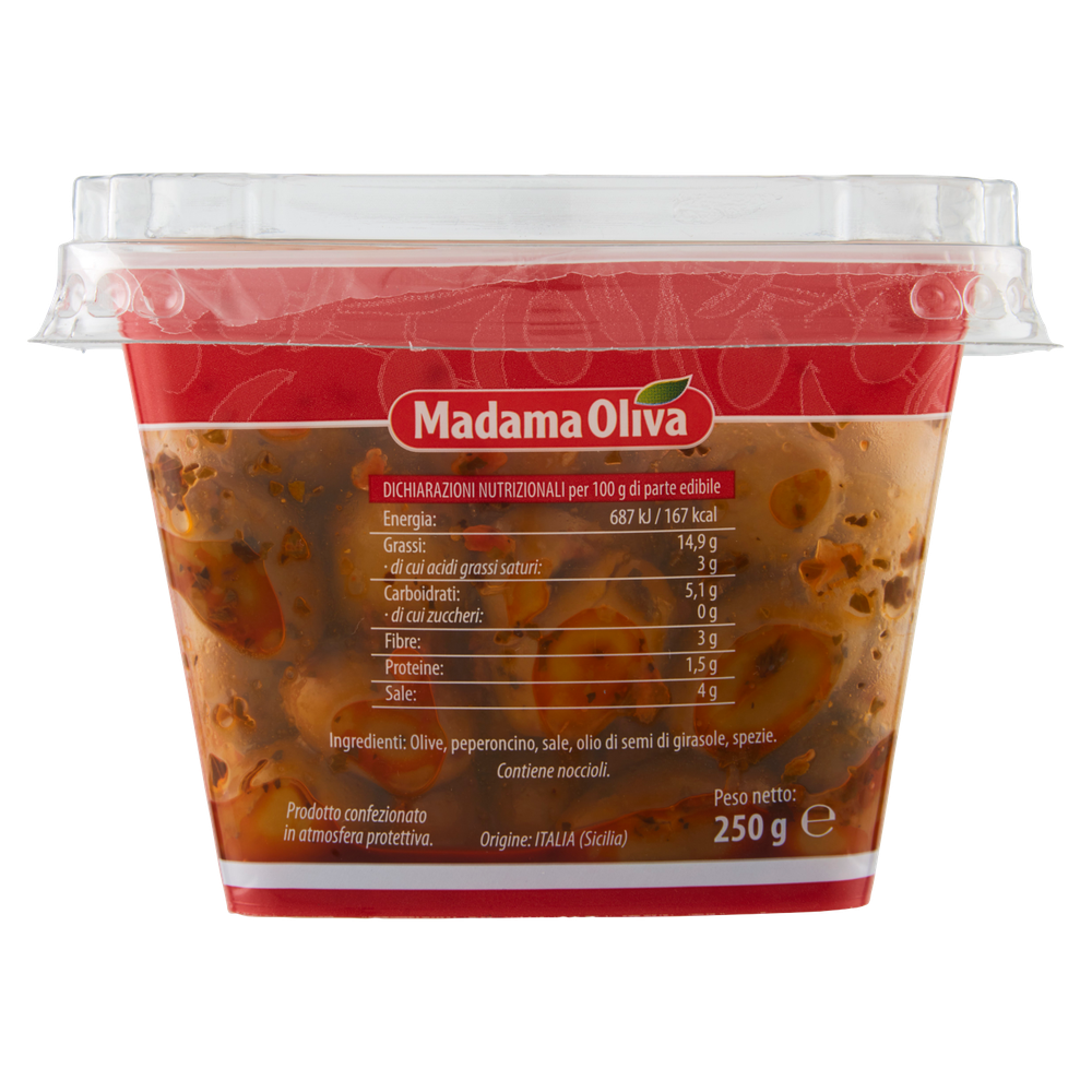Olive Verdi Schiacciate Piccanti Nocellara Etnea Madama Oliva - Foto 3
