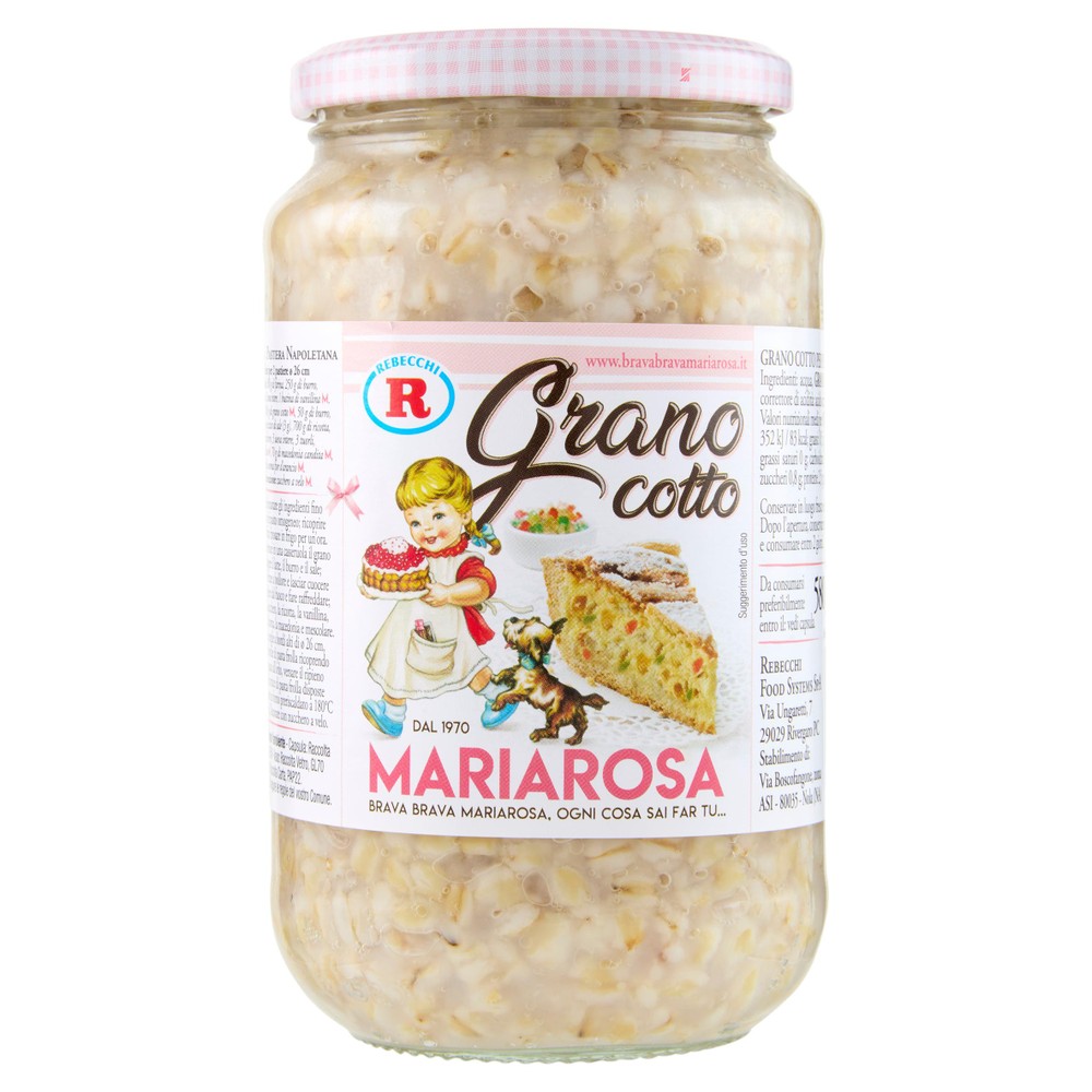 Grano Cotto Mariarosa Per Pastiera F.Lli Rebecchi Valtrebbia - Foto 1