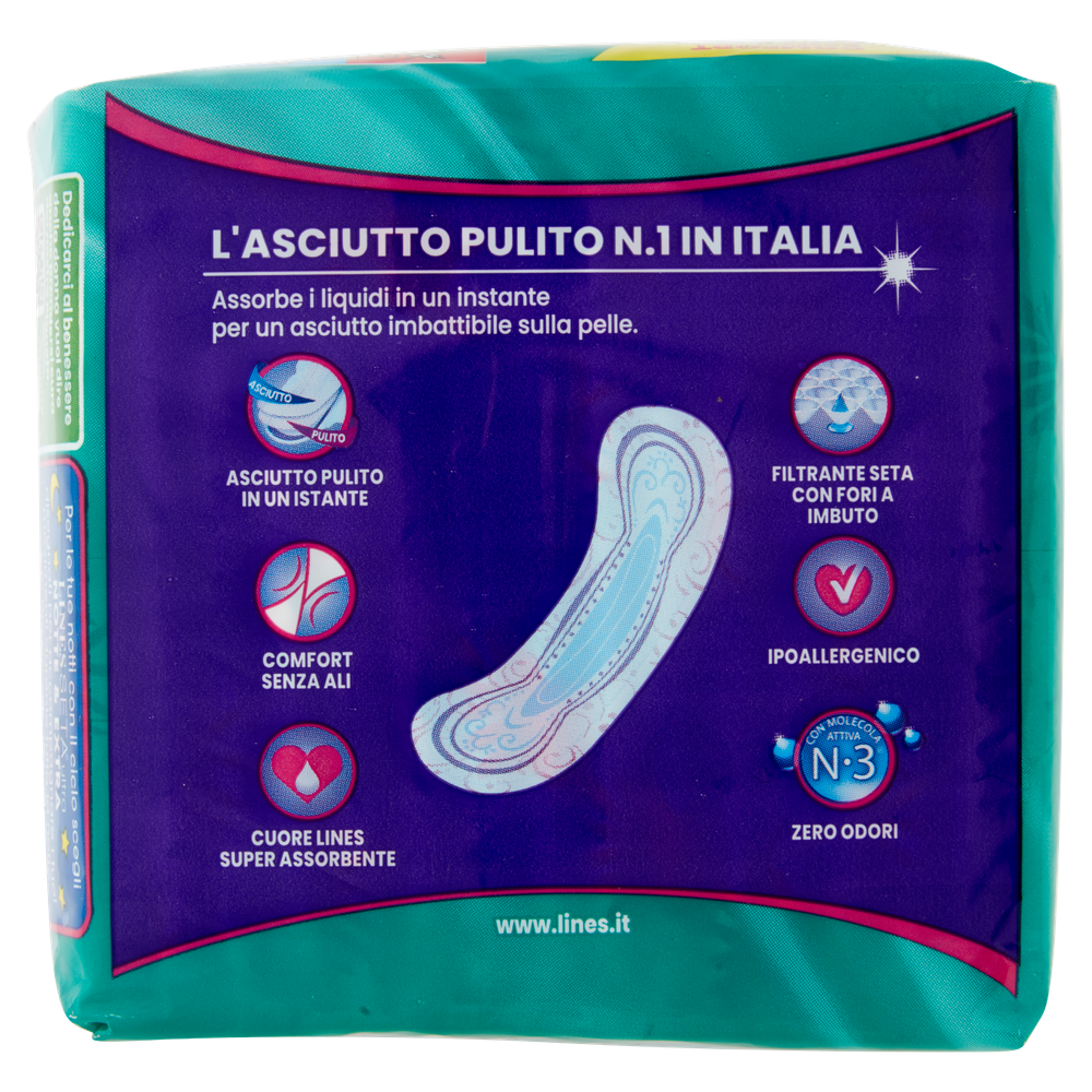 16 Assorbenti Ultra Anatomico Lines Seta - Foto 3