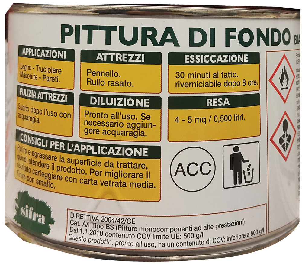 Base Fondo Per Interni Cementite L.0,5 - Foto 2