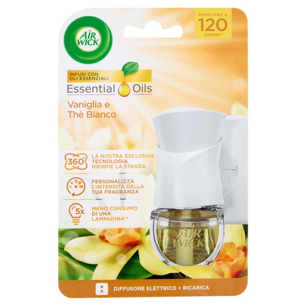 Diffusore Oli Essenziali Elettrico Completo Vaniglia E Thè Air Wick - Foto 1