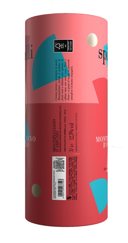 Bag Vino Montepulciano D'abruzzo Doc Spinelli 1970 - Foto 2