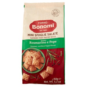 Mini Sfoglie Rosmarino E Pepe Forno Bonomi