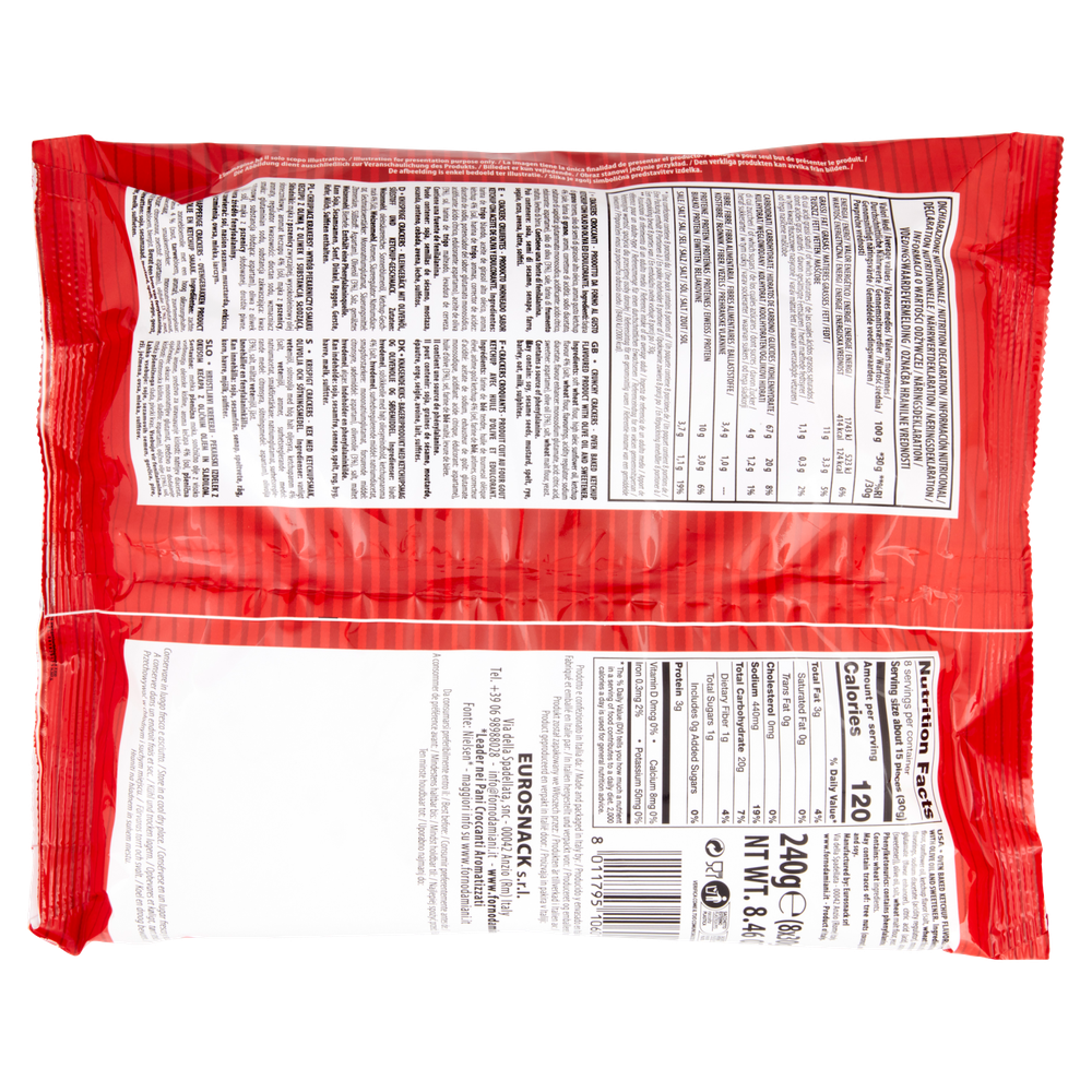 Snack Croccantelle Al Gusto Ketchup 8x30g Forno Damiani - Foto 3