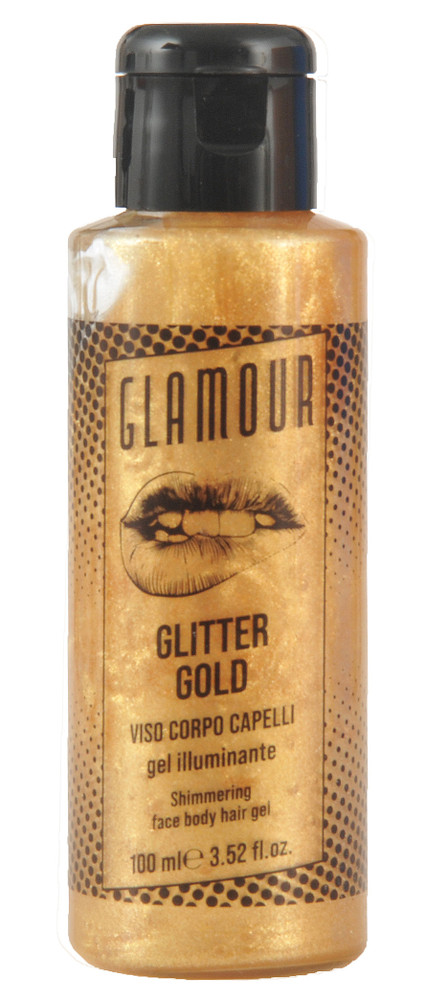 Glitter Gold Glamour Gel Illuminante Corpo Viso Capelli - Foto 1