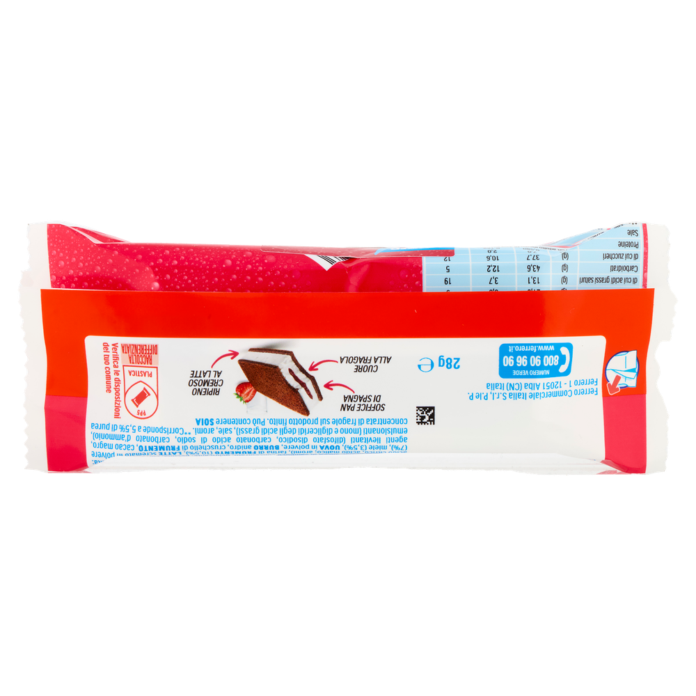 Kinder Fetta Al Latte Fragola 5 X 28 G - Foto 3