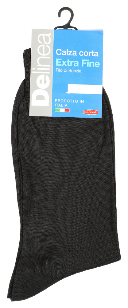 Calze Corte Uomo 42/44 Antracite Maglia Liscia Delinea - Foto 1