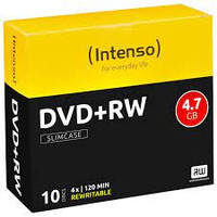 Confezione Dvd+rw 4,7gb 4x Intenso Confezione Dvd+rw 4,7gb 4x Intenso