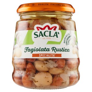 Fagiolata Rustica Con Funghi E Cipolla Sott'olio Sacla' - Foto 1