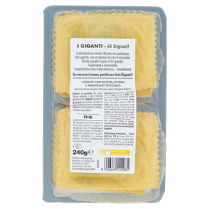 Ravioli Giganti Ricotta, Spinaci E Parmigiano Lo Scoiattolo - Foto 3