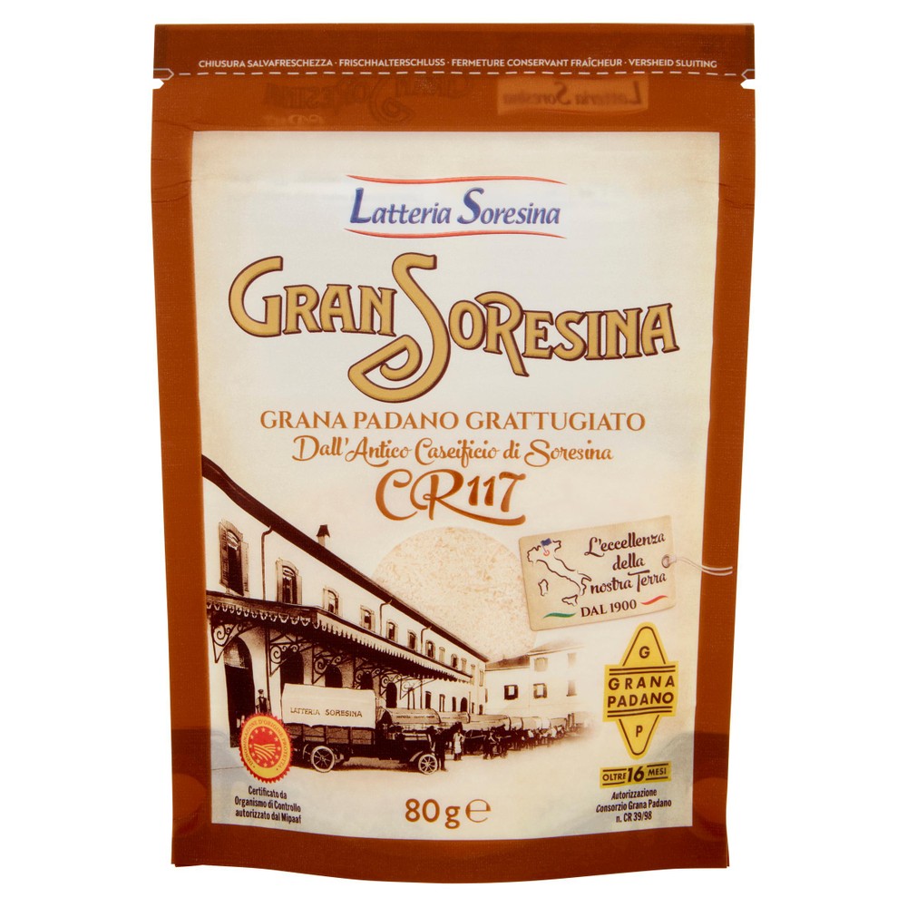 Grana Padano Dop Grattugiato 16 Mesi Latteria Soresina - Foto 1