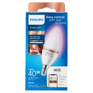 Lampadina Goccia 40w E14 Luce Connessa Rgb Philips - Foto 1