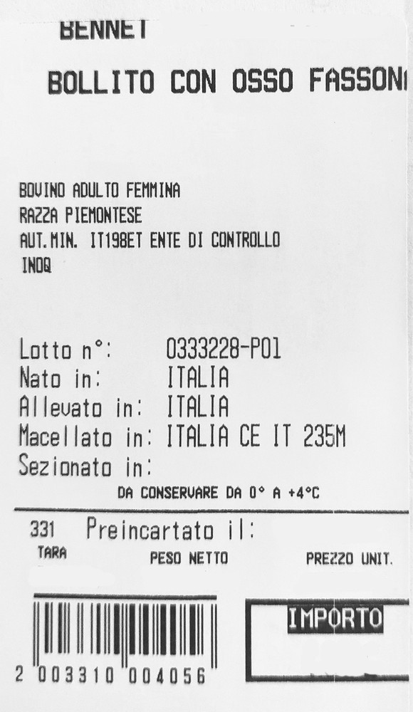 Bollito C/Osso Bovino Adulto Fassona Piemontese - Foto 3