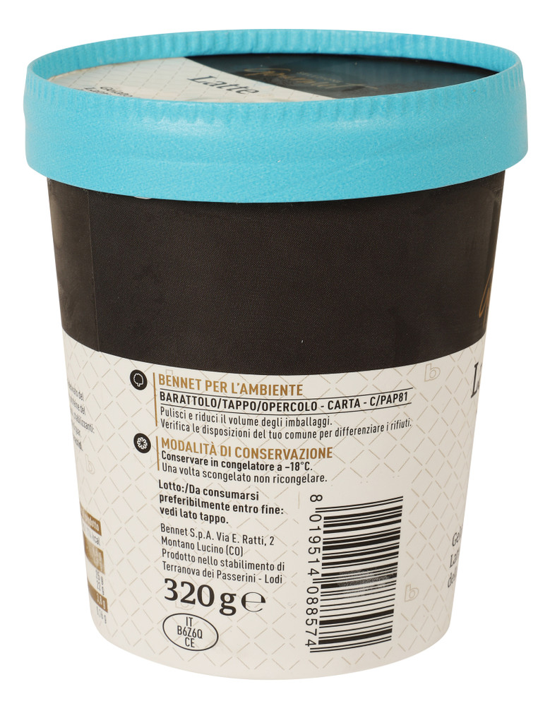 Gelato Al Latte Con Latte Fresco Selezione Gourmet Bennet - Foto 2