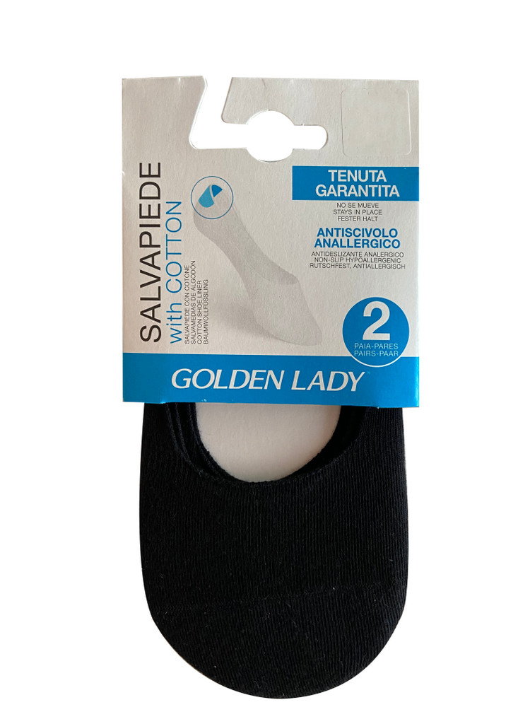 Salvapiedi Donna M/ L Nero Conf Da 2 Golden Lady - Foto 1