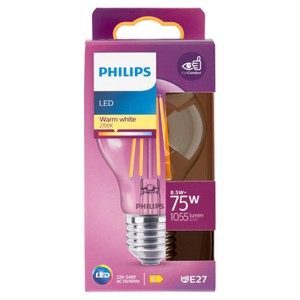 Lampadina Led Filamento Goccia 75w Attacco E27 Luce Calda Philips - Foto 1