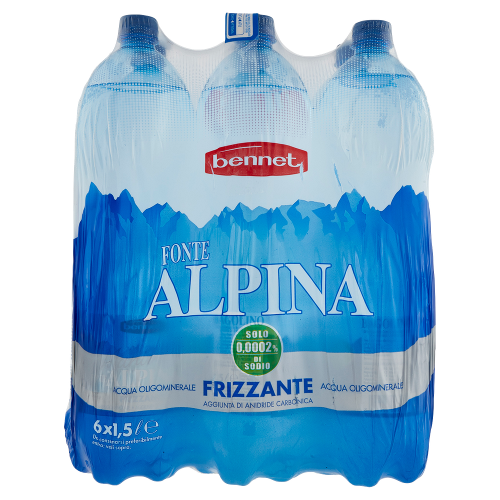 Acqua Frizzante Bennet 6x1,5 L. - Foto 3