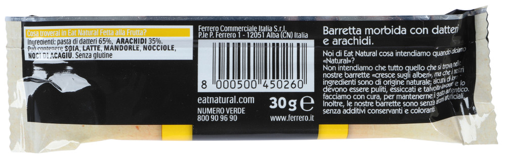 Barretta Soft Bar Arachidi Eat Natural - Foto 3