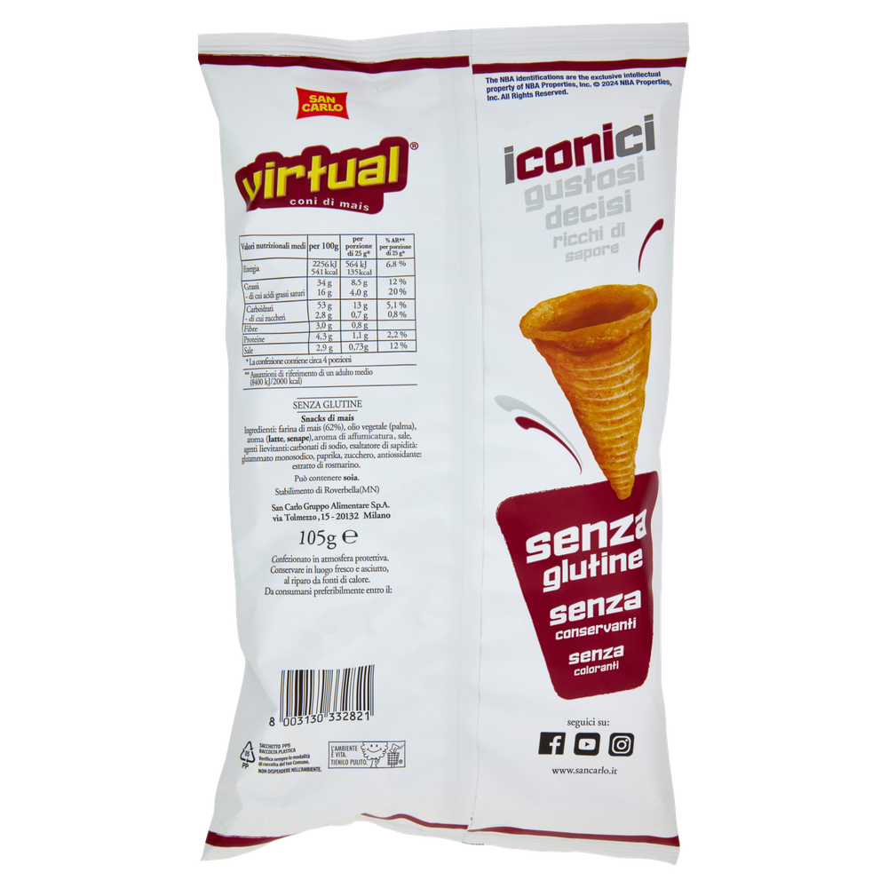 Snacks Di Mais Virtual Senza Glutine San Carlo - Foto 3