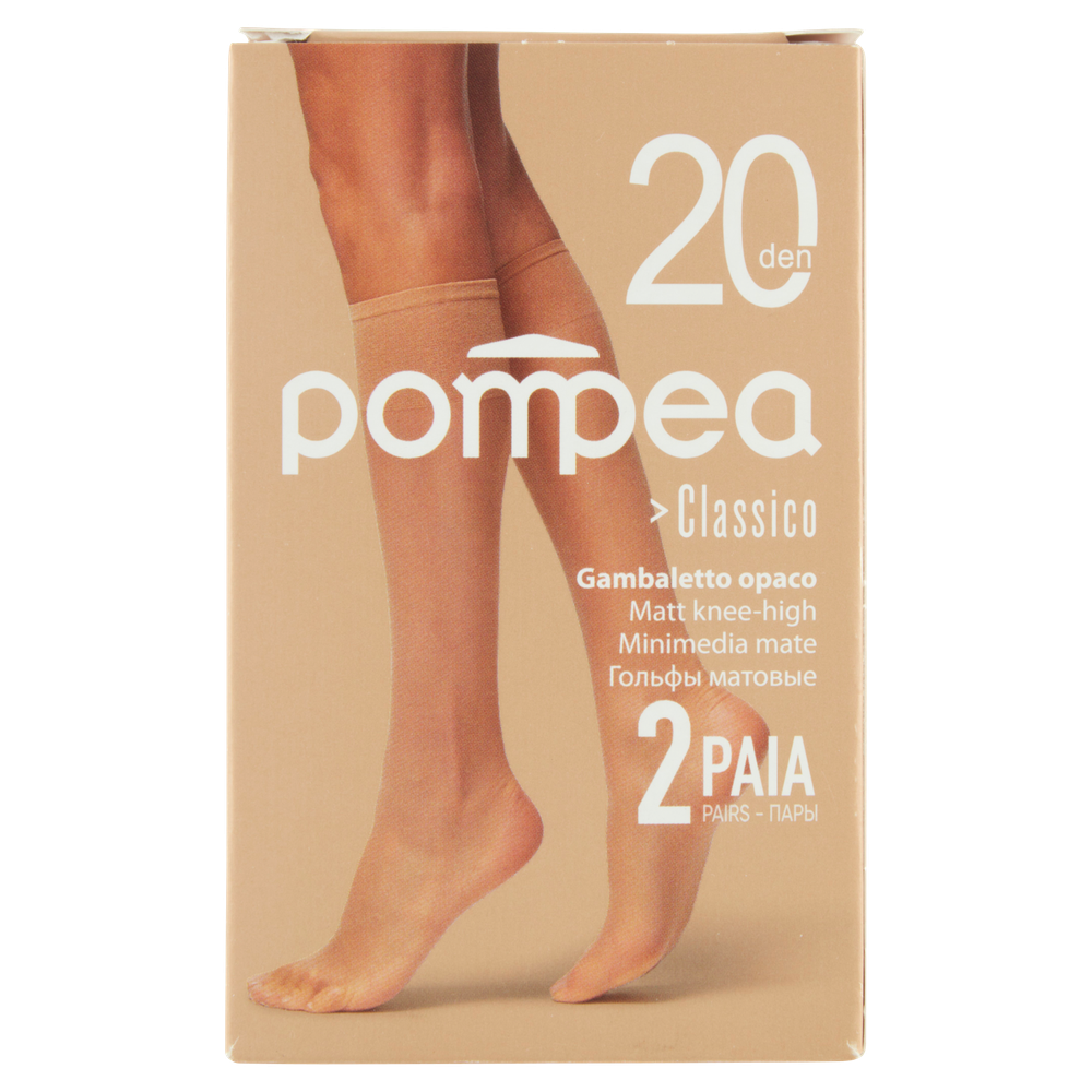 Gambaletti Classici Donna Unica Nero 20 Denari Pompea - Foto 3