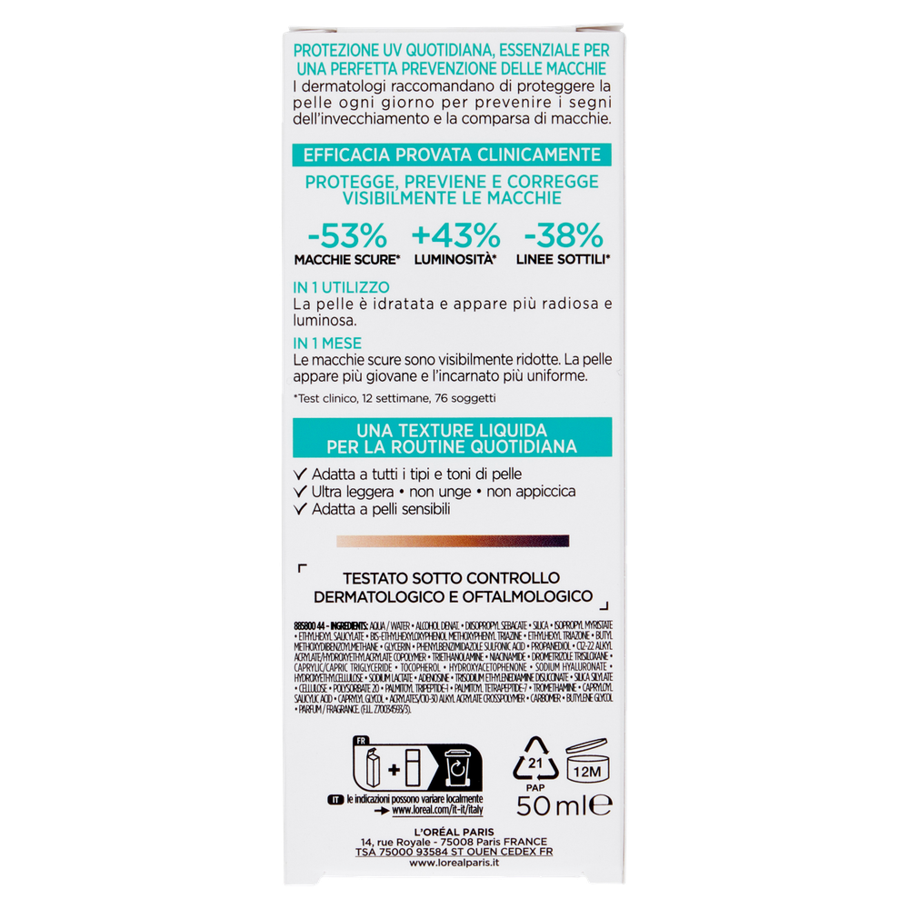 Fluido Viso Niacinamide Uv L'oreal - Foto 3