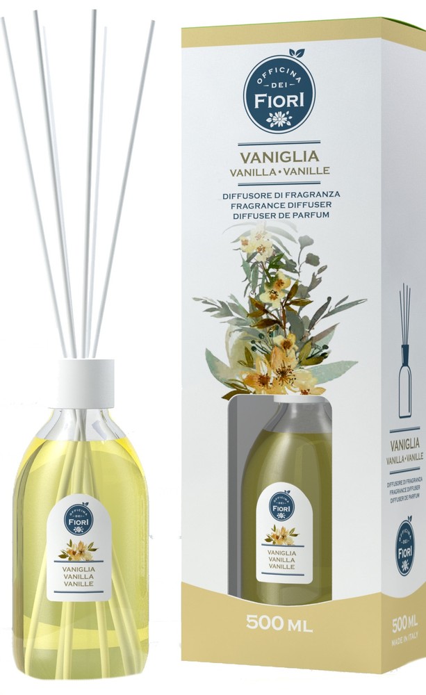 Diffusore Ambiente 500ml Officina Dei Fiori Vaniglia - Foto 1