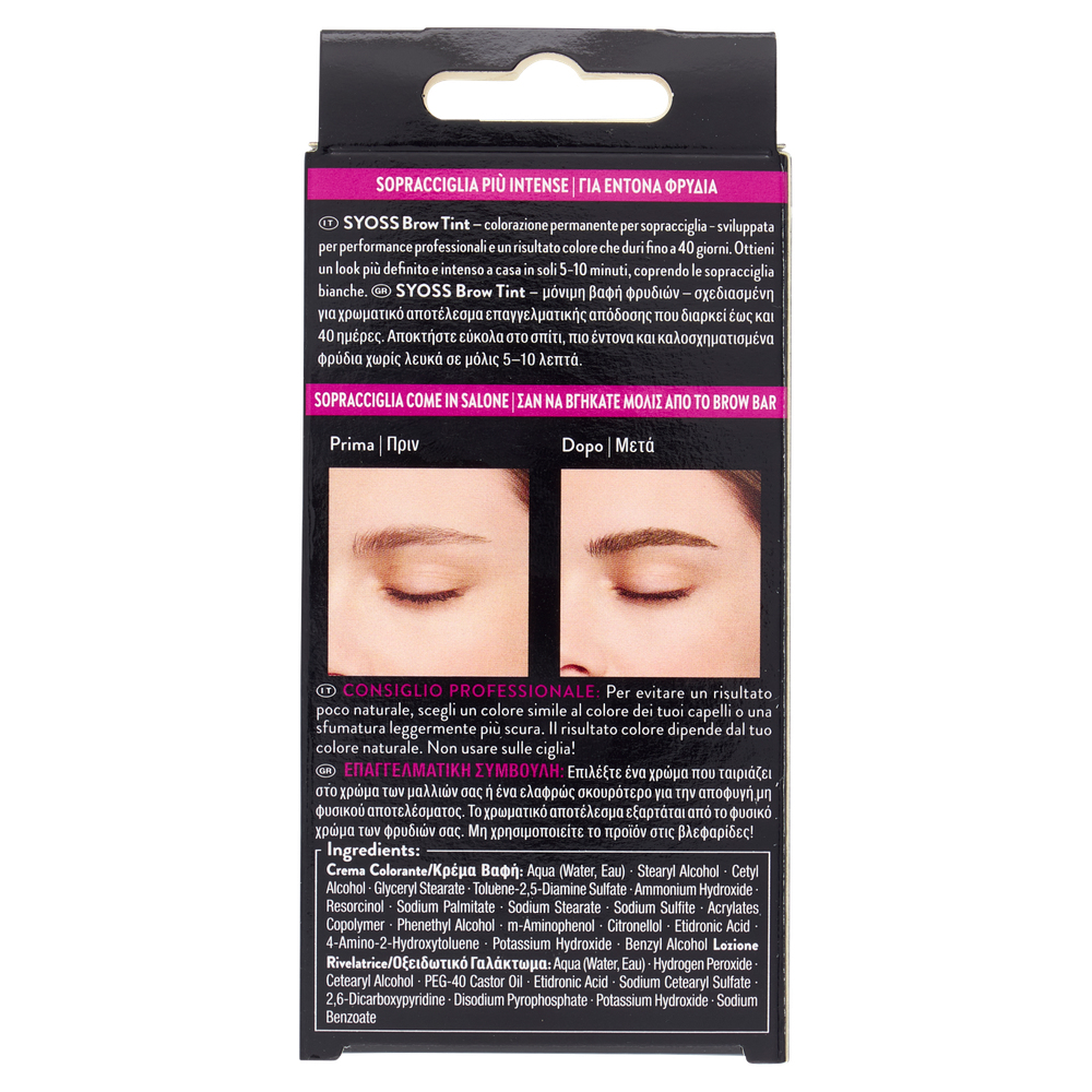 Kit Tinta Sopracciglia Castano Chiaro Syoss - Foto 3