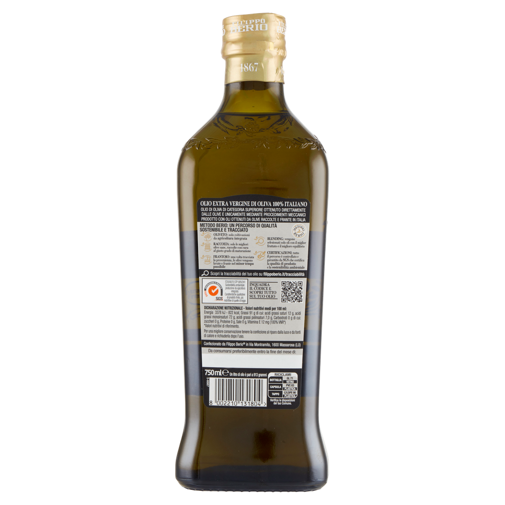 Olio Extra Vergine 100% Italiano Filippo Berio - Foto 3