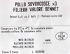 POLLO SOVRA.X3 FILIERA