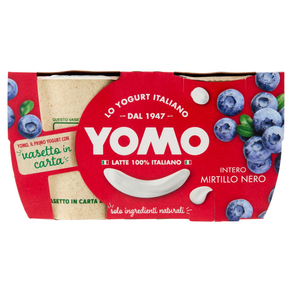 2 Yogurt Mirtilli Neri Yomo - Foto 1