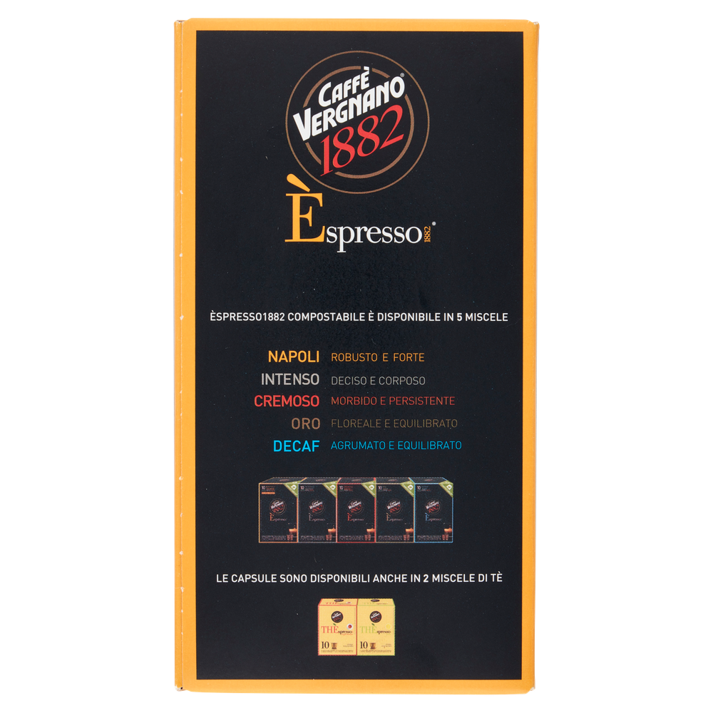 Capsule Caffè Napoli Compatibili Nespresso 10pz Caffè Vergnano - Foto 2
