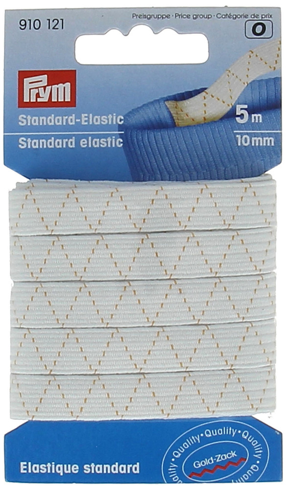 Elastico Lavabile Bianco Mm.10 X Mt.5 Prym - Foto 1