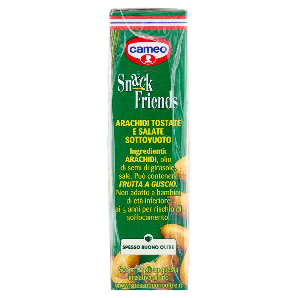 Arachidi Tostate Salate Sottovuoto Snack Friends 3x40g Cameo - Foto 2