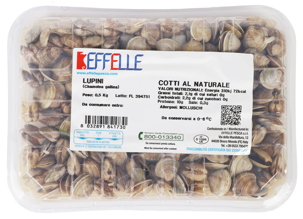 Vongole Lupini Cotte Al Naturale - Foto 3
