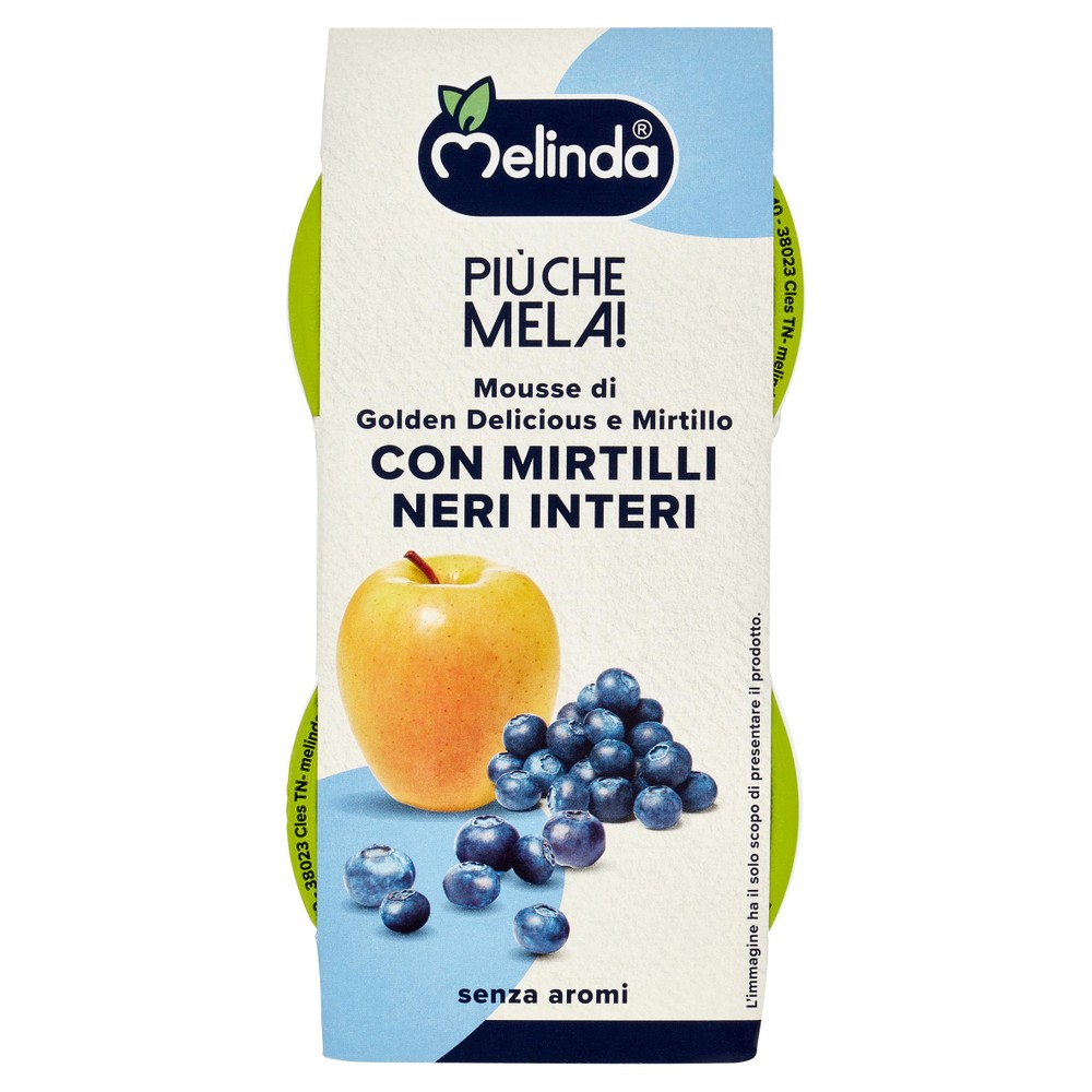 Purea Mela Integrale E Mirtillo Melinda - Foto 1