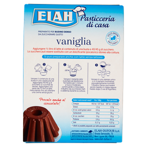 Preparato Per Budino Denso Gusto Vaniglia Da Zuccherare 2x44g Elah - Foto 3