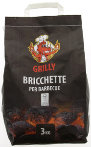 Bricchette Per Barbecue Fsc Grilly Kg.3 - Foto 1